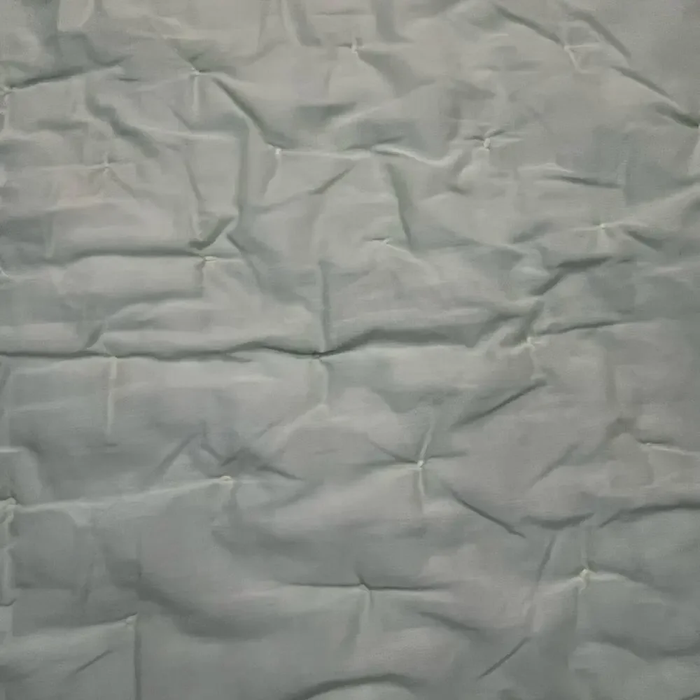 Vintage Green Baby Crib Quilt‎ 52x39 Hand Tied Animal Nursery Blanket Cats Ducks